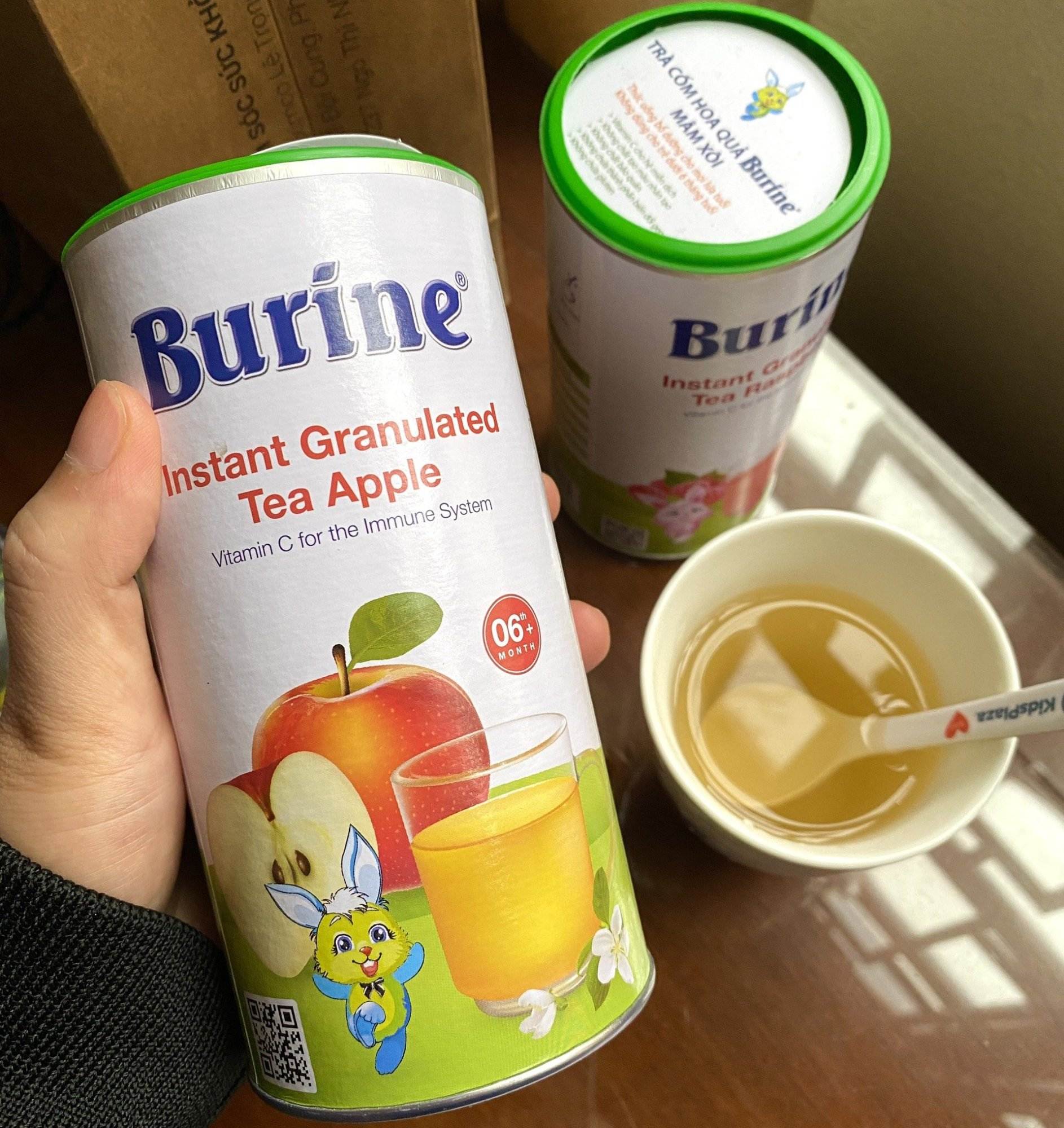 trà cốm hoa quả Burine