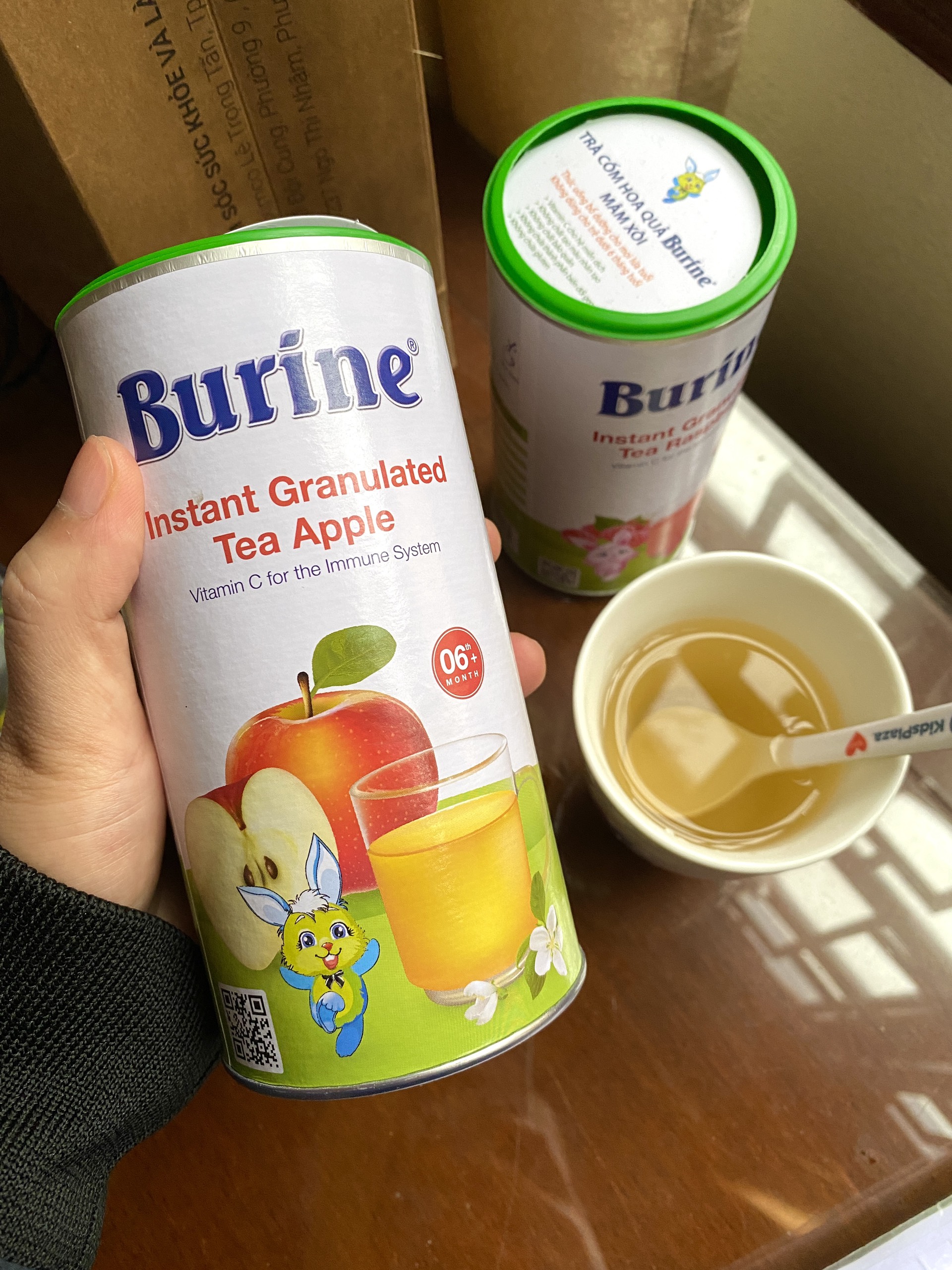 trà cốm hoa quả Burine