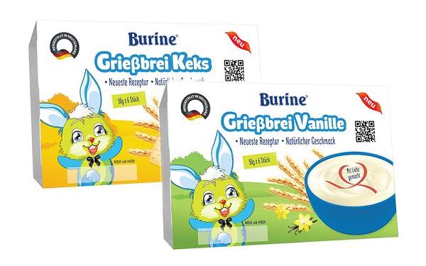 Cháo sữa Burine với 2 vị bích quy và vani - món ngon giải quyết nỗi lo trẻ bị rối loạn tiêu hóa nên ăn gì
