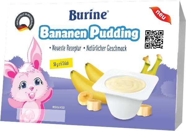 Pudding Burine hương vị chuối sắp ra mắt trong tháng 6 này, ba mẹ cùng đón chờ nhé!